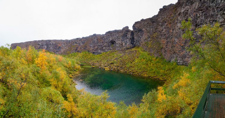 Gorge de Ásbyrgi, Islande (Flickr)