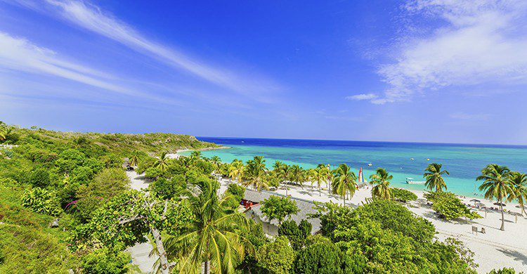 Vue sur une plage paradisiaque de Cuba (Istock)