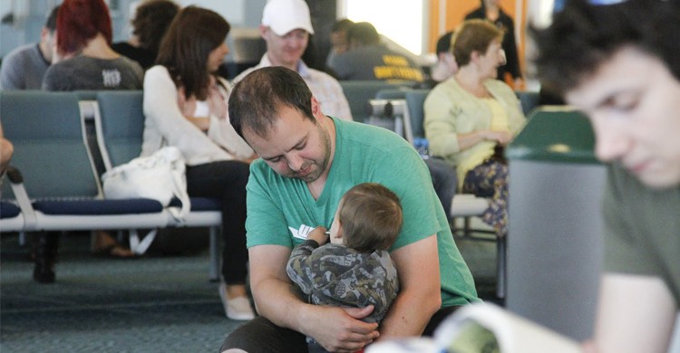attendre à l'aéroport