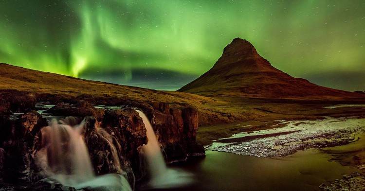 Aurores boréales, Islande - Google