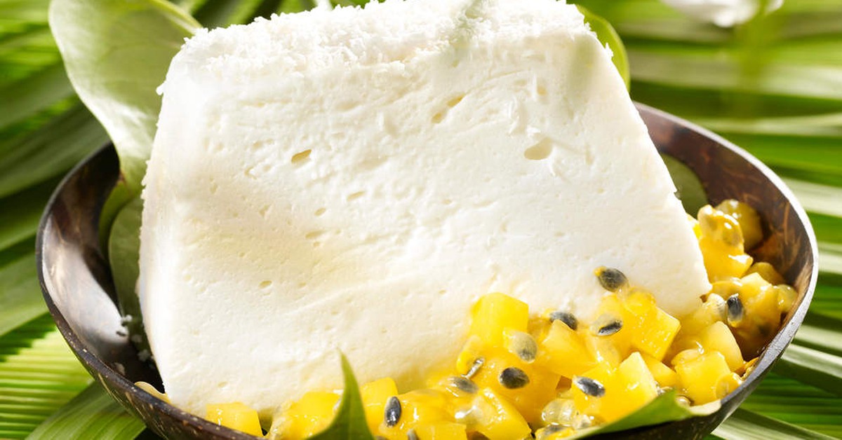 Blanc-manger au lait de coco et fruits exotiques - Femme actuelle