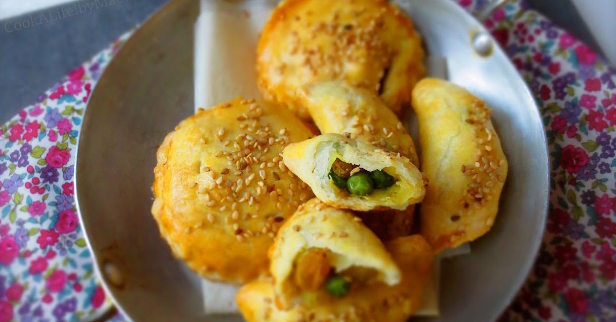 Mini chaussons végétariens à l'indienne - cuisineaz