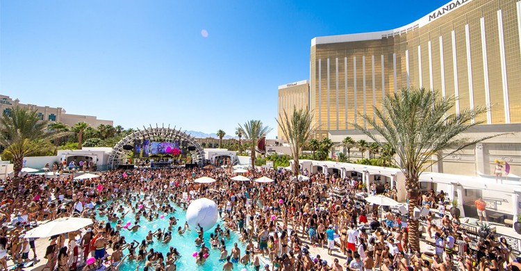 Pool party à Las Vegas