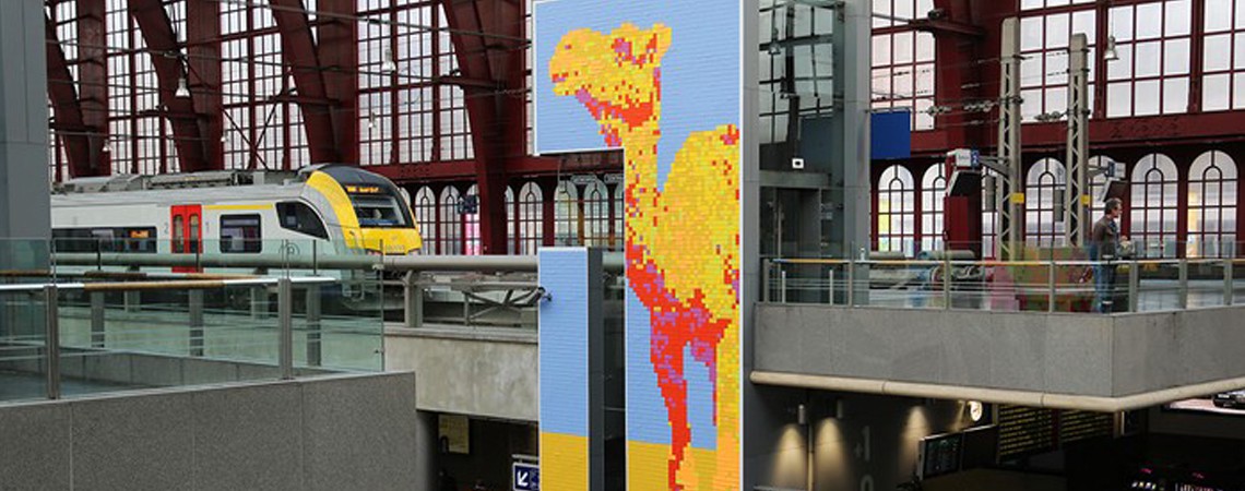 Post it à Anvers - clearchannel