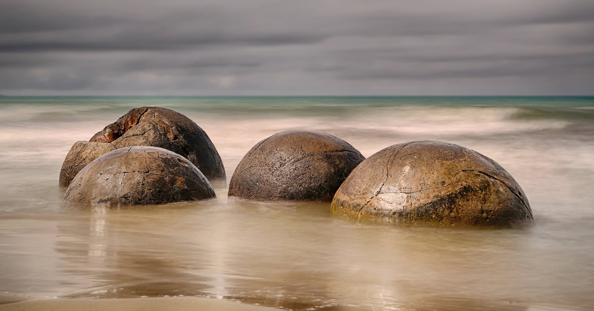 Moeraki Boulders - Nouvelle Zélande