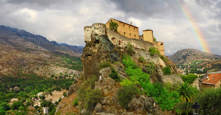 Ville de Corte en Corse