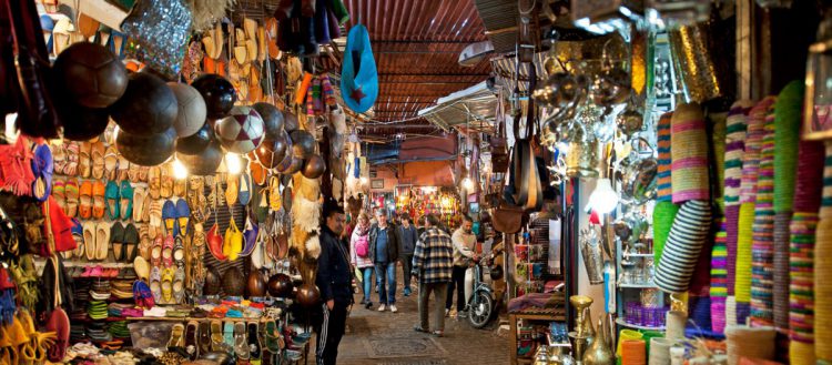 Souk de Marrakech, Maroc
