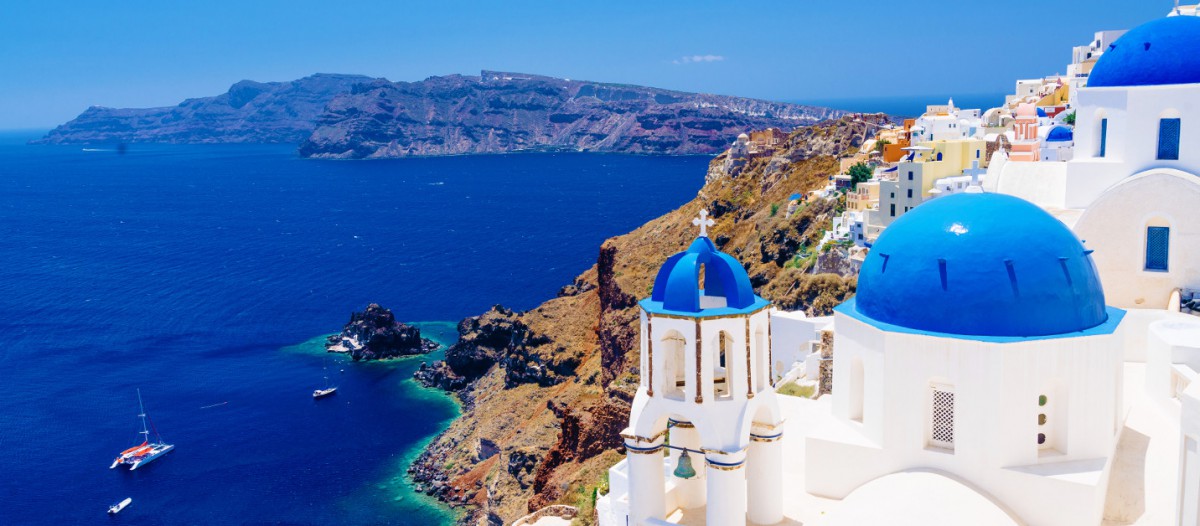 Vue sur la Caldeira, Santorin