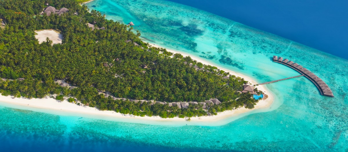 Ile tropicale des Maldives