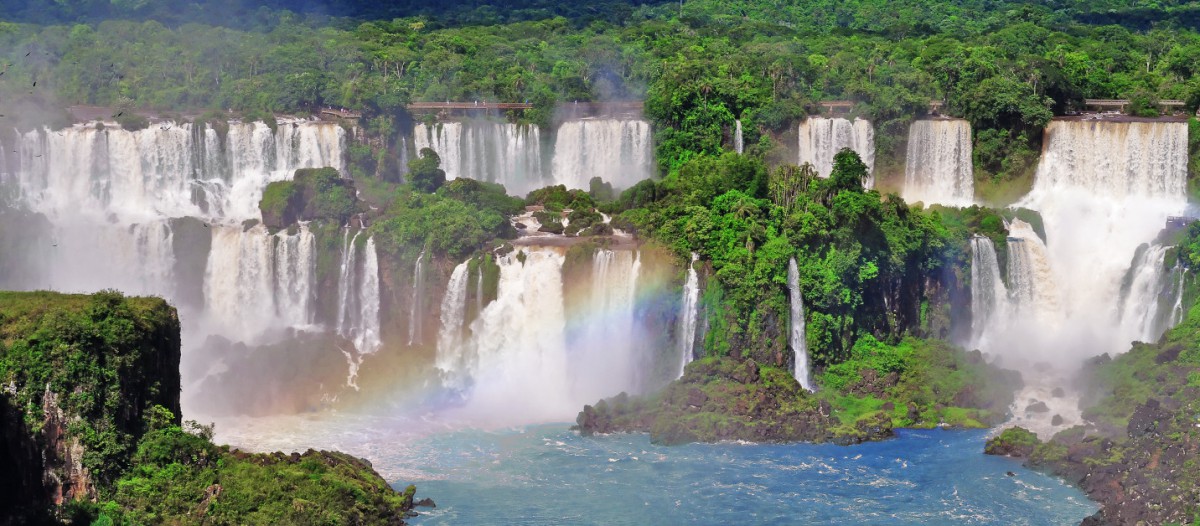 Les chutes d'eau de Saltos Del Monda, Paraguay