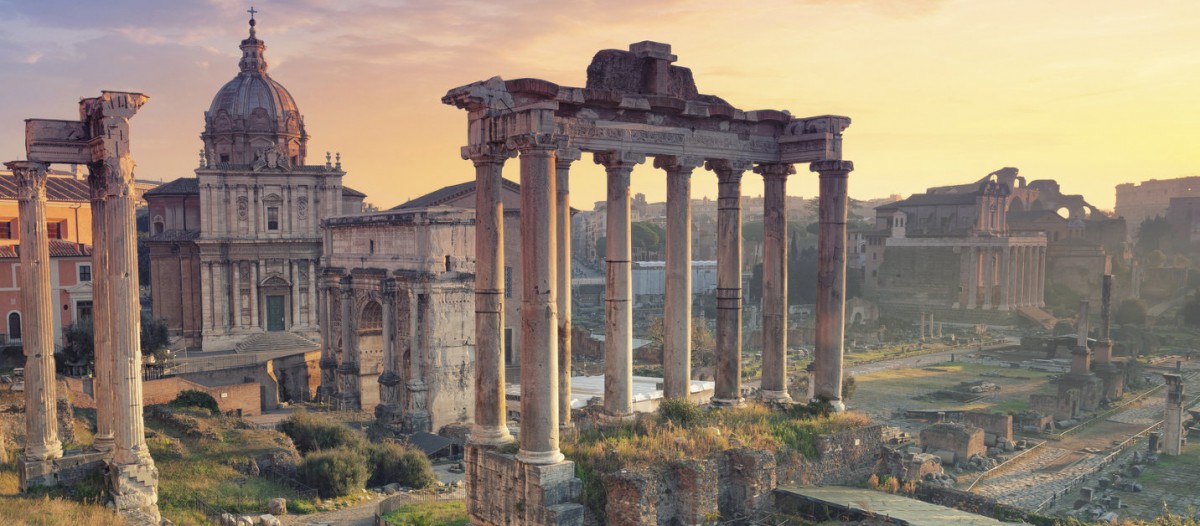 Ruines de Rome, Italie