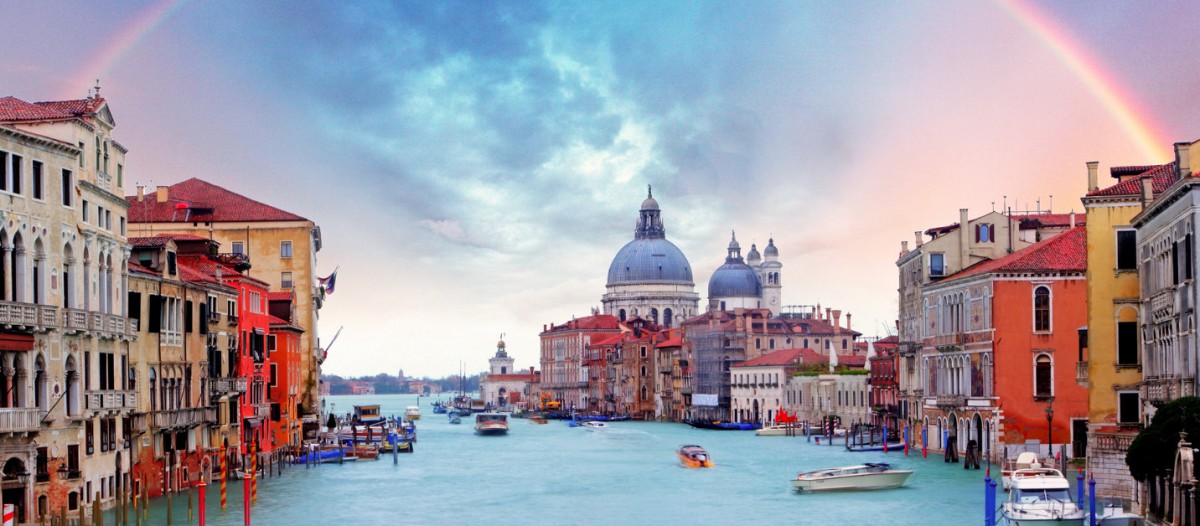 Vue sur le Grand Canal, Venise, Italie