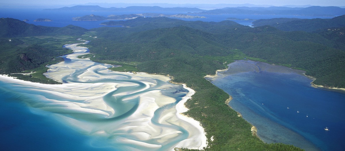 La bien nommée Whiteheaven Beach, Australie