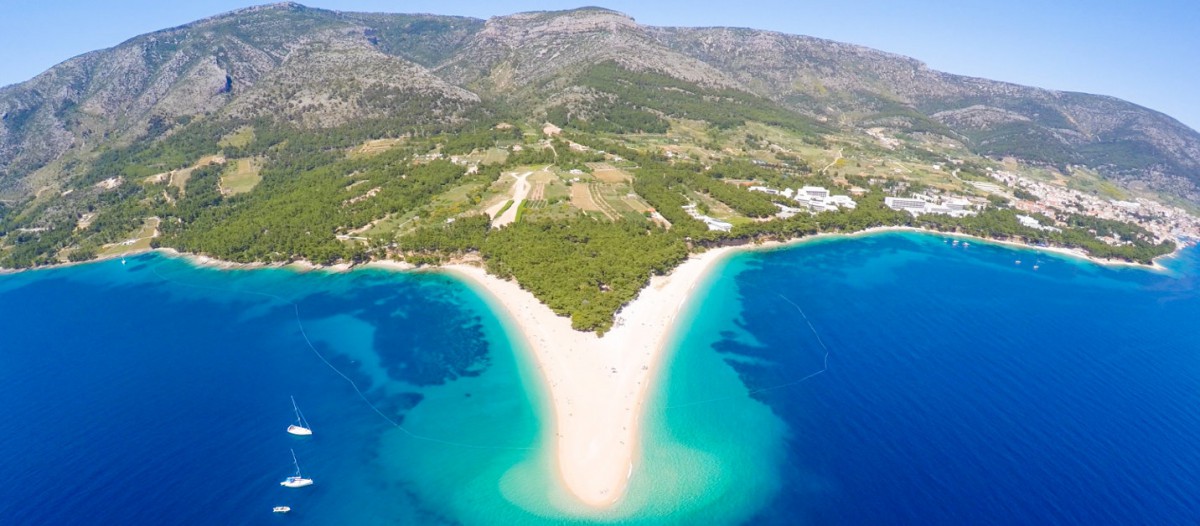  La changeante Zlatni Rat, Croatie