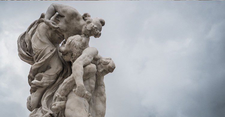 Sculpture amants à Rome (Flickr)