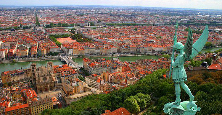 Lyon depuis La Fourvière (Flickr)