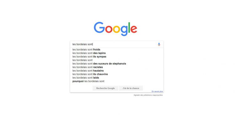 Les bordelais (Screenshot Google)