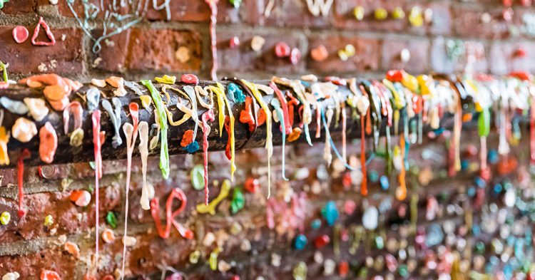 Mur des chewin-gum, Seattle (Istock)