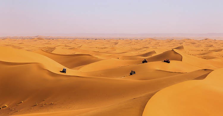 Rallye dans le désert (iStock)