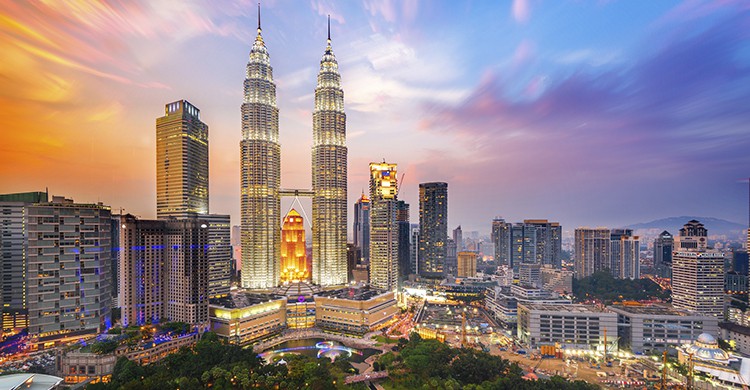 Vue sur la skyline de Kuala Lampur Malaisie (Istock)