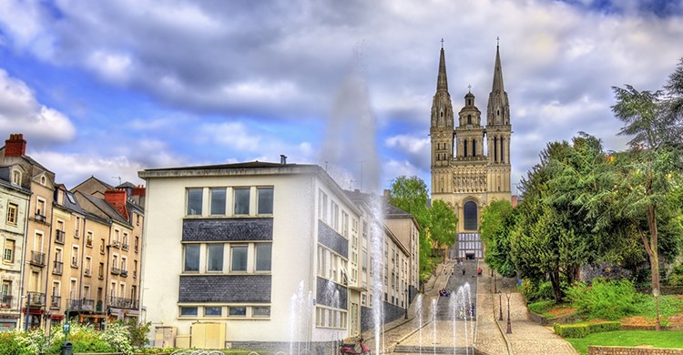 Vue sur la cathédrale d'Angers (Istock)