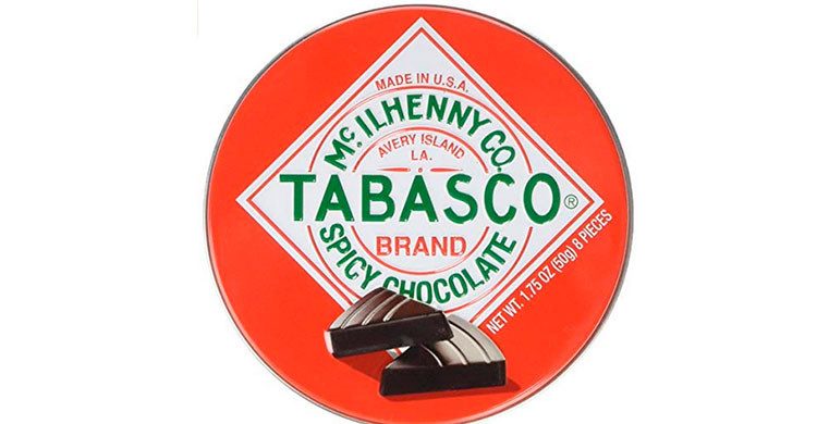 Chocolat au tabasco (Amazon.fr)